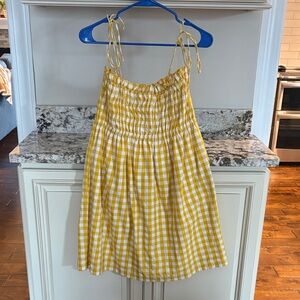 Yellow Gingham sundress